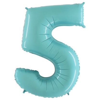 Number 5 - Pastel blauw - 40 inch - Grabo (1)