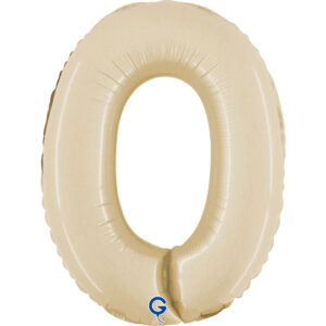 Number 0 Satin Cream 14inc