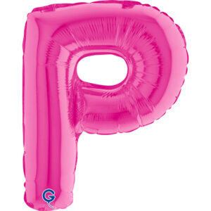 Letter P Fuxia 14inc