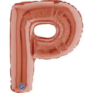 Letter P Rose Gold 14inc