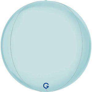 Globe 15inc Satin Pastel Blue 4D