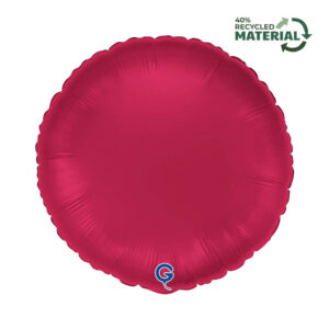 Round 18inc Satin Cherry