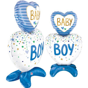 Standups Baby Boy Hearts
