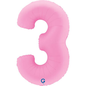 Number 3 Soft Matte Sakura Pink 40inc