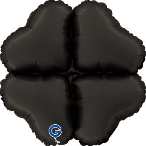 Base Hearts Mini 12inc Satin Fumé Black