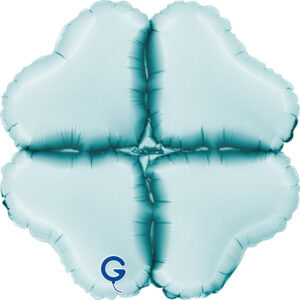 Base Hearts Mini 12inc Satin Pastel Blue