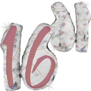 Marble Mate Numbers 16 Rose Gold