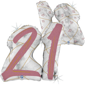 Marble Mate Numbers 21 Rose Gold