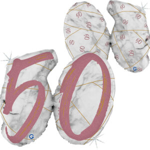Marble Mate Numbers 50 Rose Gold