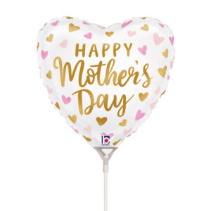 H09 Satin Mother's Day Hearts