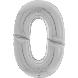 Number 0 Silver 64inc
