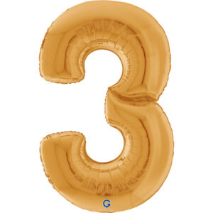Number 3 Gold 64inc