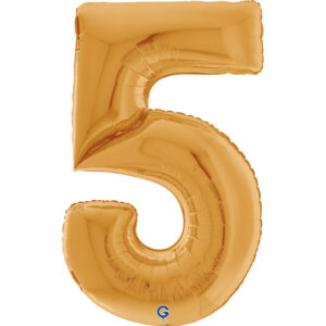Number 5 Gold 64inc