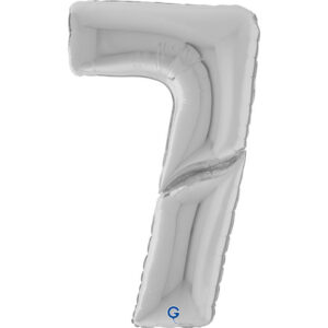 Number 7 Silver 64inc