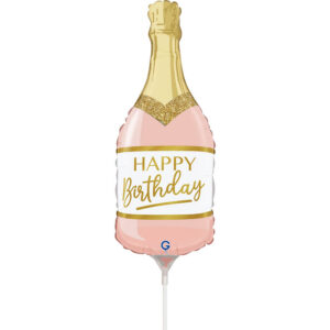Pink Birthday Bottle mini