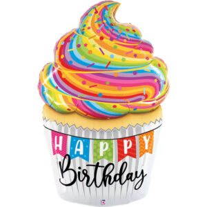 Special Delivery B-Day Cupcake