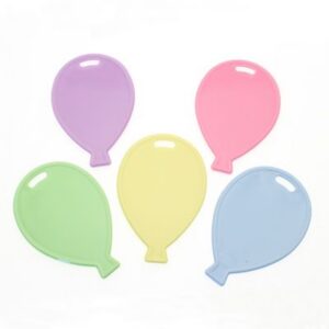 Assorted Pastel Balloon Shape Weights (overdoos 1000 (20x50))