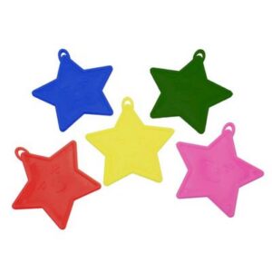 Assorted Primary Star Shape Balloon Weight (overdoos 1000 (20x50))