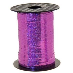 Baby Pink Holographic Curling Ribbon (doos 5 rollen)