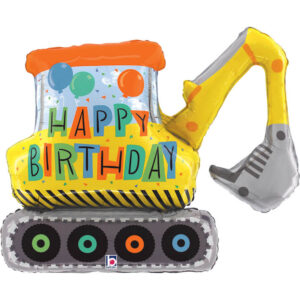 Birthday Construction Excavator