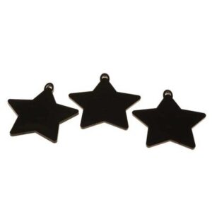 Black Star Shape Weights (overdoos 1000 (20x50))