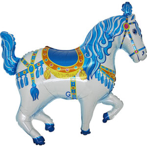 Circus Horse Blue