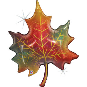 Glitter Fall Leaf