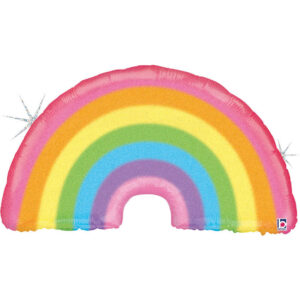 Glitter Pastel Rainbow