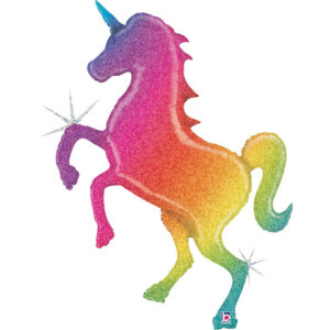 Glitter Rainbow Unicorn