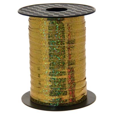 Gold Holographic Curling Ribbon (doos 5 rollen)