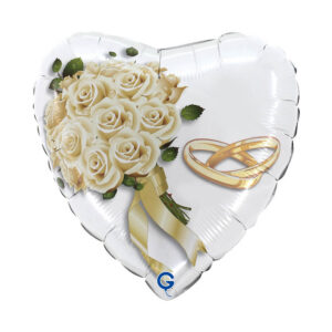 H18 White Roses Bouquet
