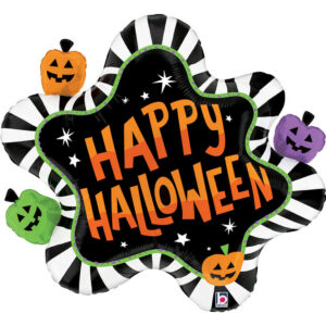 Halloween Striped Splat