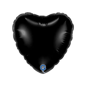 Heart 04inc Black