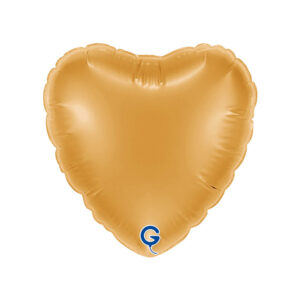 Heart 04inc Gold