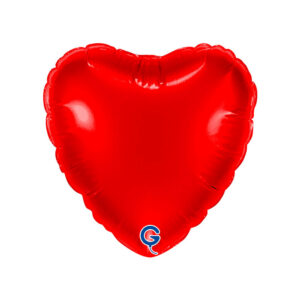 Heart 04inc Red