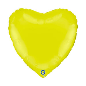 Heart 18inc Matte Lime Green