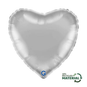 Heart 18inc Silver