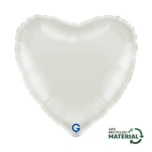 Heart 18inc White