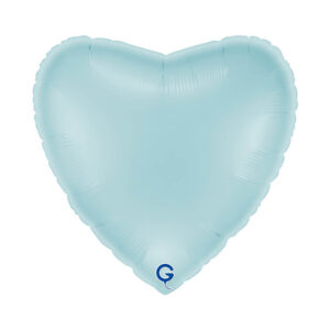 Heart 22inc Pastel Blue