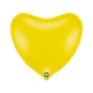 Heart 36inc Pastel Yellow