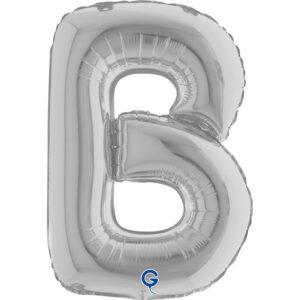 Letter B Silver 14inc