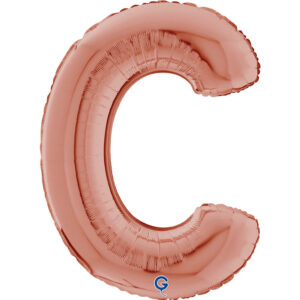 Letter C Rose Gold 26inc