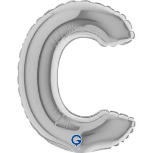 Letter C Silver 07inc