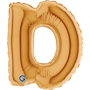 Letter D Gold 07inc