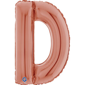 Letter D Rose Gold 26inc