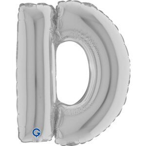 Letter D Silver 14inc