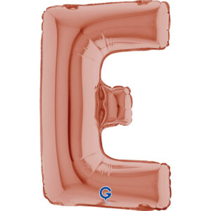 Letter E Rose Gold 14inc