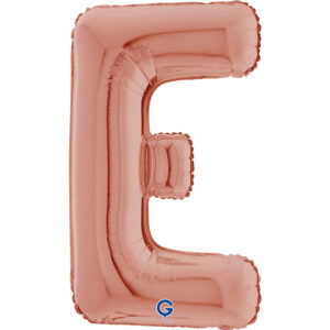 Letter E Rose Gold 26inc