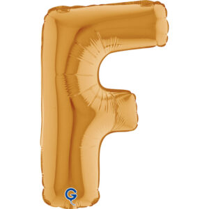 Letter F Gold 14inc