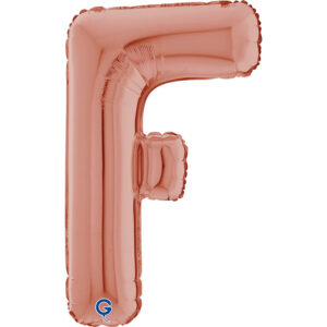 Letter F Rose Gold 26inc